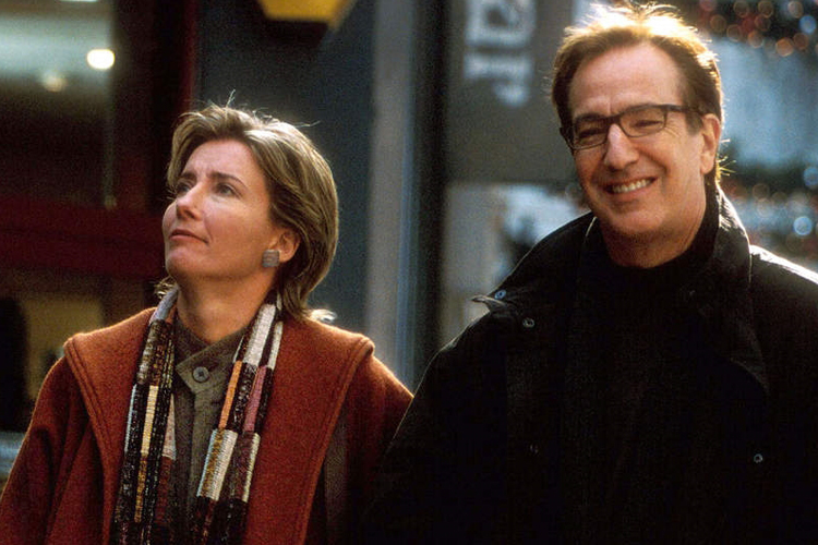 Alan Rickman como Harry em Simplesmente Acontece