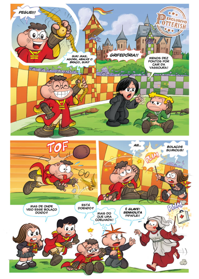 Coloração de Cascão Porker, uma paródia da Turma da Mônica