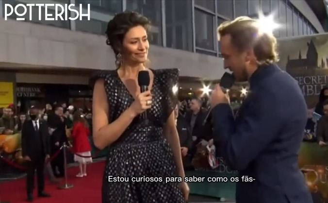 Maria Fernanda Cândido na premiere de Animais Fantásticos: Os Segredos de Dumbledore